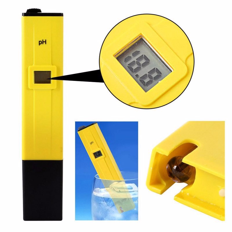 Household Portable Digital LCD PH Meter Water Liquid Testing Pen Aquarium Pool Fish Tank Tools