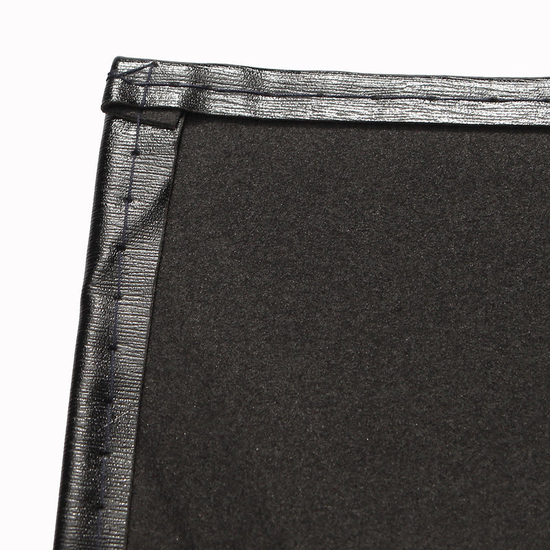 Men Faux Leather Bib Apron Waterproof Kitchen Restaurant Cooking Butchers Aprons