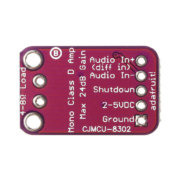 5pcs CJMCU-832 PAM8302 Single Channel Class D Audio Power Amplifier Development Board For