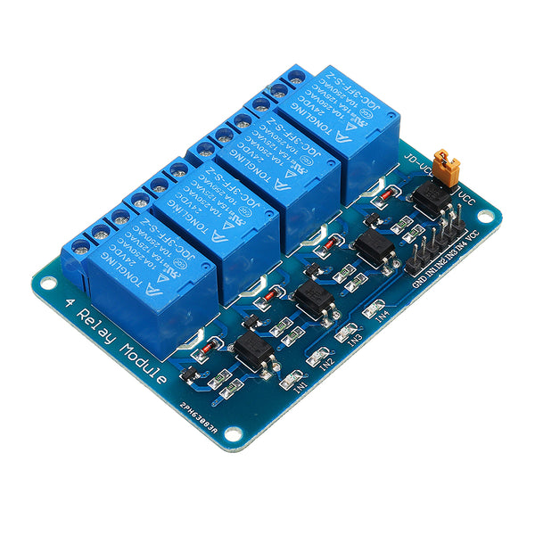 10pcs Geekcreit 24V 4 Channel Relay Module For  PIC ARM DSP AVR MSP430
