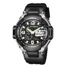 SYNOKE 67606 5ATM Waterproof Men Fashion Luminous Display Stopwatch Watch Dual Display Digital Watch