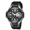 SYNOKE 67606 5ATM Waterproof Men Fashion Luminous Display Stopwatch Watch Dual Display Digital Watch