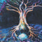 Psychedelic Trippy Tree Pattern Silk Fabric Poster Visual Mind Manifesting  Wall Paper