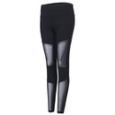 Women Fitness Yoga High-Waisted Leggings Elastic Mesh Tights Black Sexy Push Up Trousers