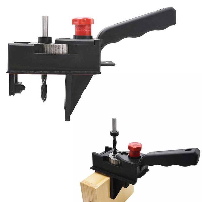 10 Holes Woodworking Drilling Locator DIY Guide Punching Dowel Positioner 3-12mm