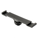 Ulanzi PT-2 Dual Cold Shoe Flash Photography 1/4 Thread Bracket Plate for Microphone Flash Light