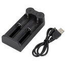 Alonefire C2 3.7V 2 Slot Battery Charger Universal Smart Chargering for Rechargeable Batteries Li-ion 18650 26650 14500