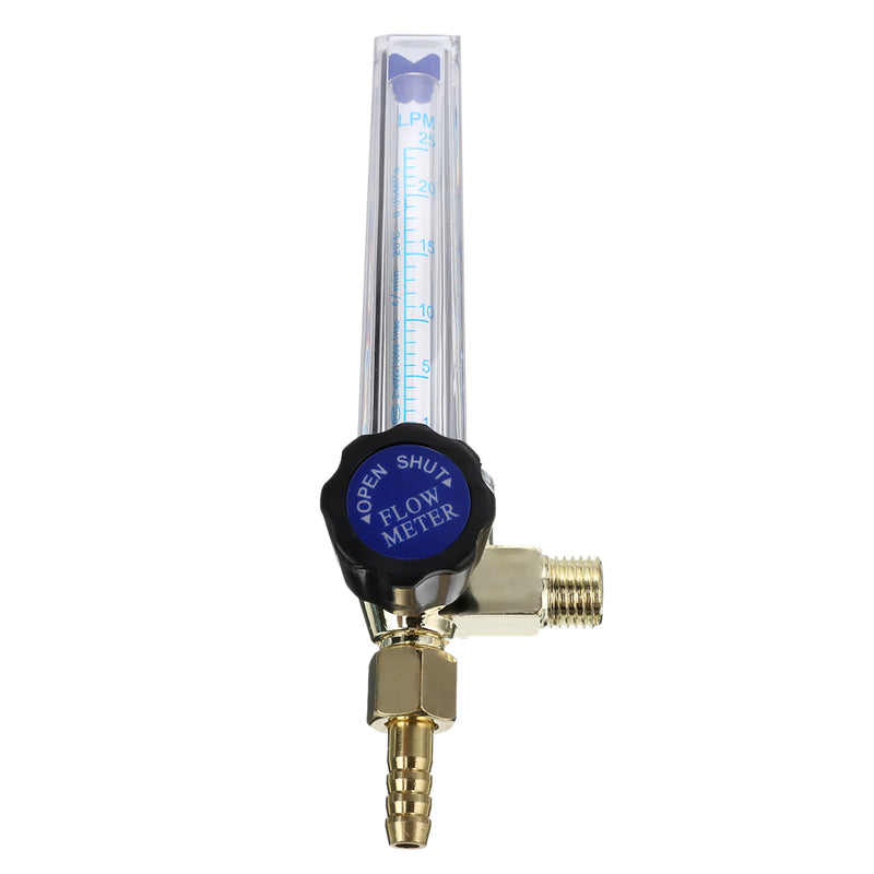 1pc 7mm Barb Argon Flow Meter 1/4PT 0.15 MPA Flow Meter Gas Argon AR/CO2 Regulator Welding Hot For Mig Weld Gauge Mayitr