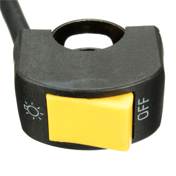 7/8Inch Universal Motorcycle Handlebar Fog Spot Headlight ON/OFF Switch
