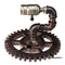 Loft lndustrial Steam Punk Wall Lamp Iron Rust Water Pipe Retro Wall Lamp Vintage Light