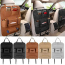 Car Seat Back Storage Organizer Pad Bag Foldable Table Tray Auto Accessories