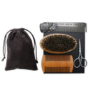 6Pcs/Set Beard Grooming & Trimming Kit Brush Comb Scissors Styling Mustache Care