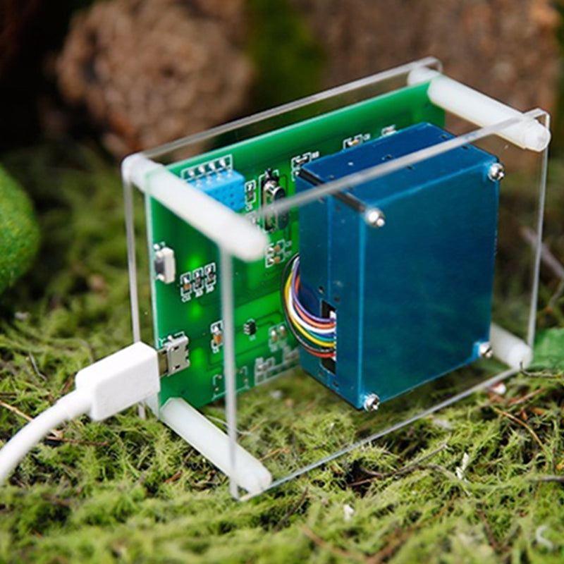 PM2.5 Detector Module Air Quality Dust Sensor Tester Detector with 2.8 Inch LCD Display for Monitoring Home Office Car Tools