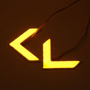 Pair 18SMD LED COB Arrow Panel For Car Rear View Mirror Indicator Turn Signal Lights