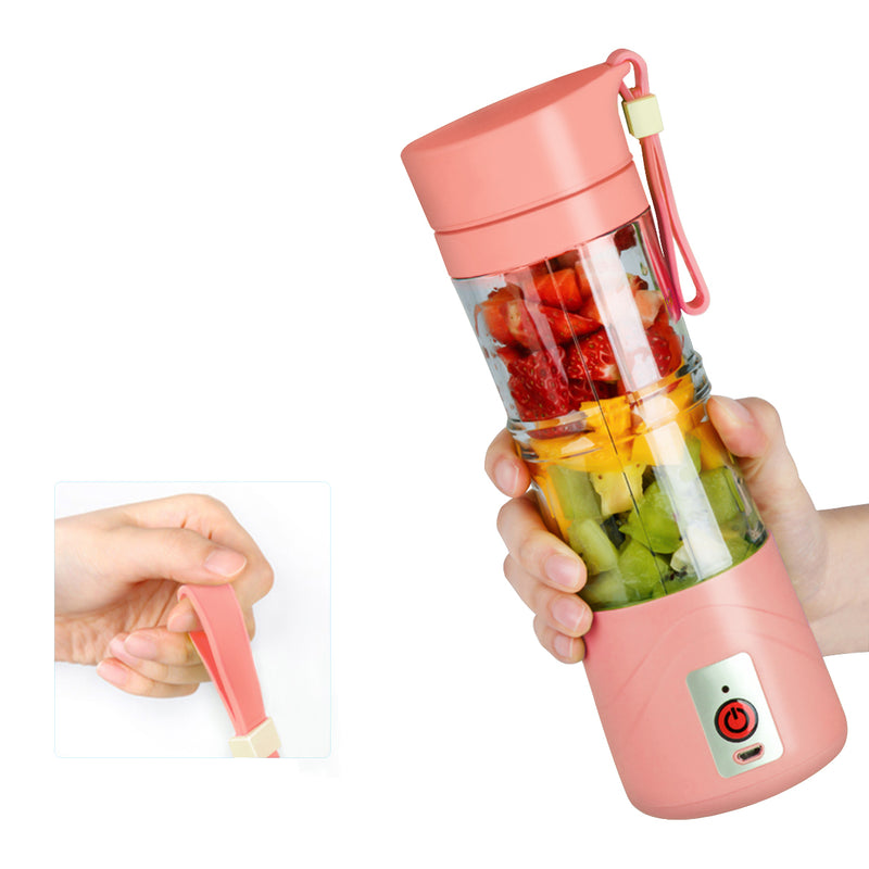 3.6V Portable Blender Smoothie Juicer Cup 14oz Fruit Mixing Machine With 2000mAh USB Rechargeable Blender for Home