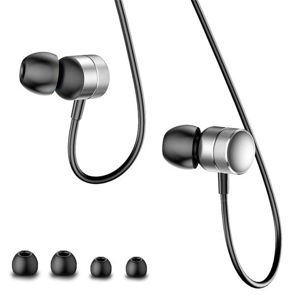 Baseus H04 Wired Earphone 3.5mm In-ear Stereo Bass Headphone with Mic for iPhone Samsung Xiaomi