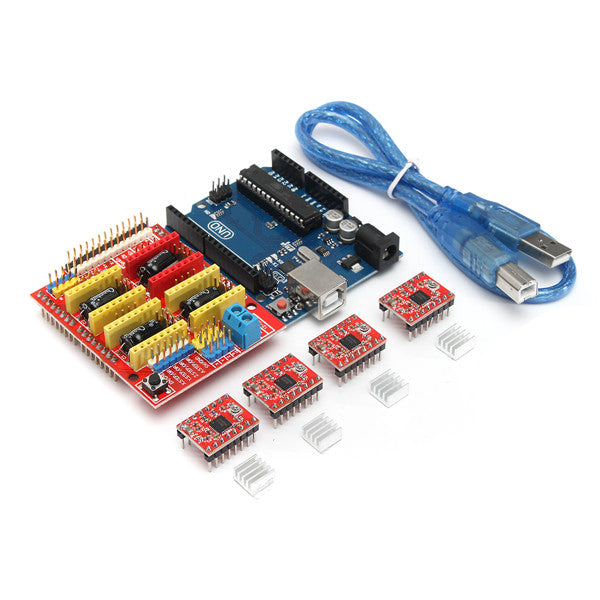 3D printer Kit for  CNC Shield V3+UNO R3+A4988*4 GRBL for 3D Printer Part