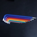 9pcs Ball End L Wrench Long Arm Key Set Torx Star Hex Metric and Imperial Allen Wrench Screwdriver