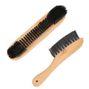 2Pcs/Set Billiards Nylon Snooker Pool Table Felt and Rail Brush Cleaner Wooden Handle Cleaning Brushes