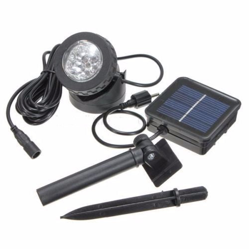 Solar Powered 6 LED Outdooors Garden Landscape Yard Lawn Spot Lightt Light Lamp