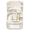 UK Converter Adaptor Plug Travel Power Connections White