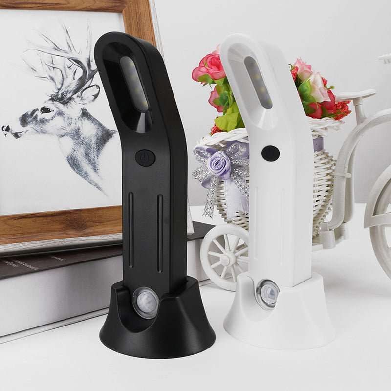 Modern LED Wireless PIR Motion Sensor Rechargeable Wall Night Light Home Stair Decor