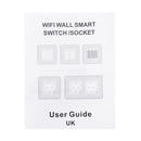 MoesHouse WS-EUY1-W EU Standard 1 Gang Smart Push Button Switch Smart Life Tuya Wireless Remote Control Work with Alexa Google Home