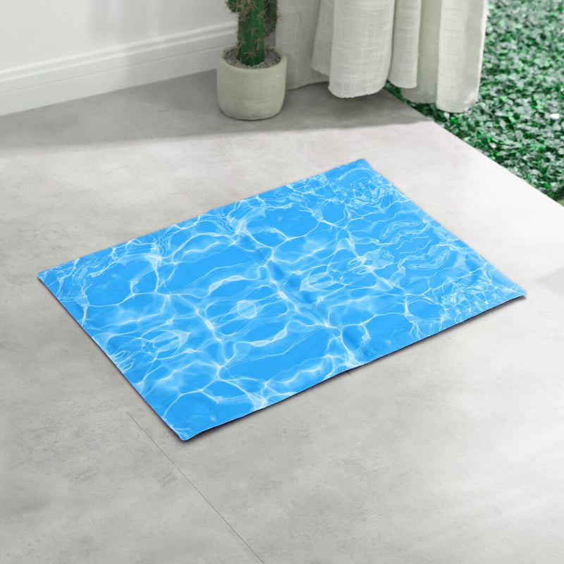 Pet Cooling Mat From Xiaomi Youpin Water Ripple Blue Long-lasting Heat Dissipation Waterproof Cat Dog Pad