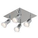 4 Way GU10 Ceiling Light Fitting Adjustable Pendant Lamp Room Home Fixture