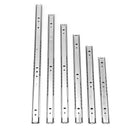 2Pcs 27mm Ball Bearing Drawer Runners Slides Side Full Extension Slide Drawer Slides