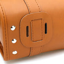 Universal Brown PU Leather Front Rear Motorcycle Tool Bag Luggage Storage Saddlebags