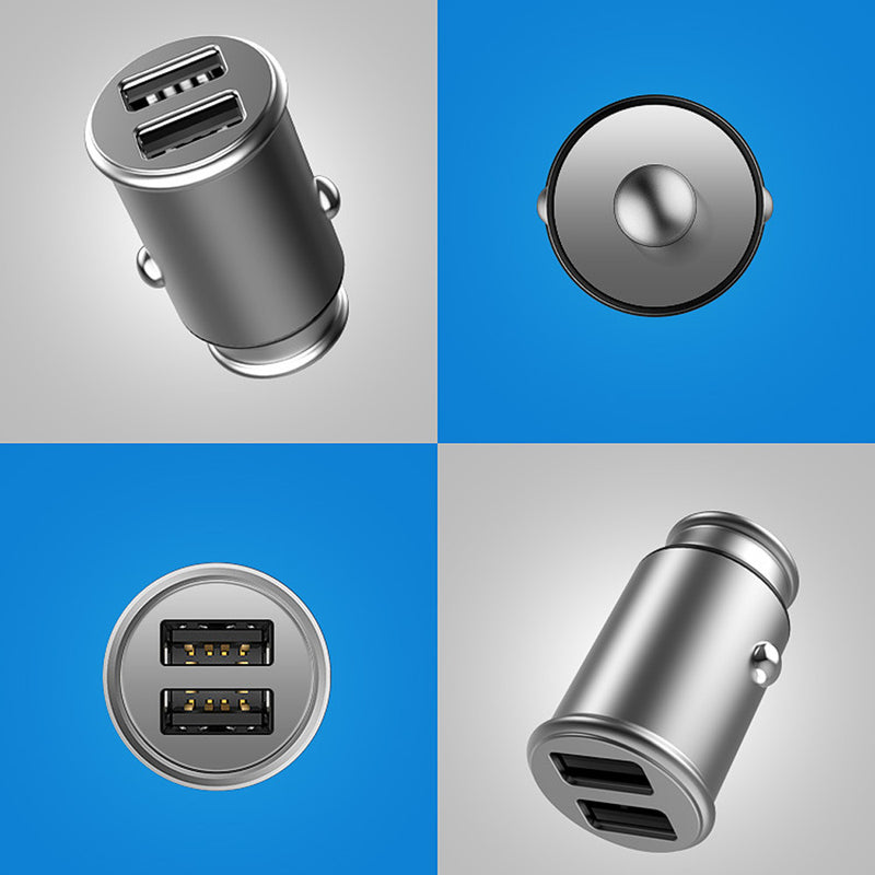 Bakeey QC2.0 30W Dual USB Fast Charging Car Charger For iPhone XS 11 Pro Huawei P30 Xiaomi Mi9 S10+ Note10