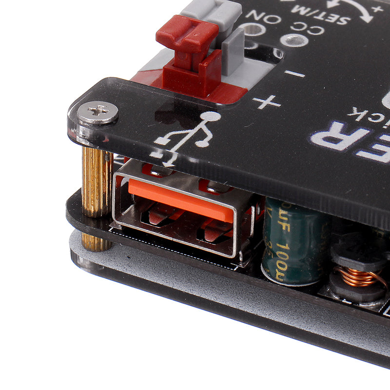 CNC USB TYEPE-C DC DC Converter CC CV 4-13V to 1-30V 2A 15W Power Module Adjustable Regulated Power Supply QC2.0 3.0
