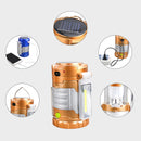 Outdoor Portable LED Camping Lantern Solar USB Work Light IPX6 Waterproof Emergency Lamp