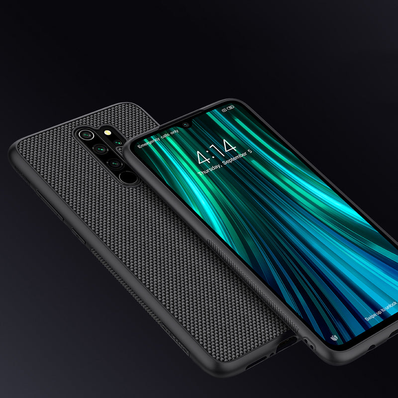 For Xiaomi Redmi Note 8 Pro Case NILLKIN Anti-fingerprint Anti-slip Nylon Synthetic Fiber Textured Protective Case For Xiaomi Redmi Note 8 Pro