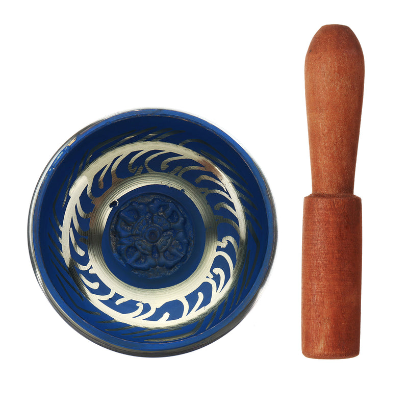 Tibetan Singing Bowl Set Prayer Bowl Himalayan Bowl for Prayer Yoga Meditation Chakra Healing