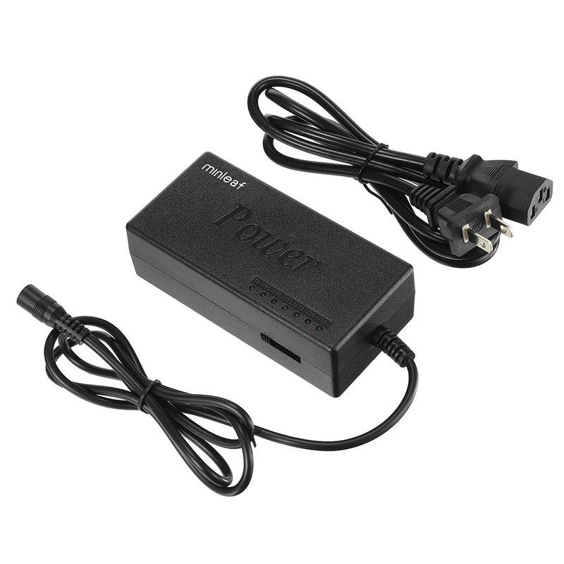 Minleaf 96W 12V-24V Regulated Output Power Supply Adapter AC DC Power Adapter Charger