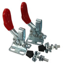3Pcs 201A Anti Slip Handle U-shaped Bar Horizontal Metal 27Kg Toggle Clamp Horizontal Quick Release Toggle Clamping Tools Clamps Pipe Clamp Clamps for Woodworking