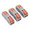 Minleaf 48Pcs Electrical Wiring Household 2PIN Docking Connector Electrical Connectors Wire Terminal Block Universal Electrical Wire Connector