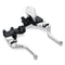 7/8" 22mm Motorcycle Handlebar Hydraulic Brake Clutch Master Cylinder Lever Reservoir Set