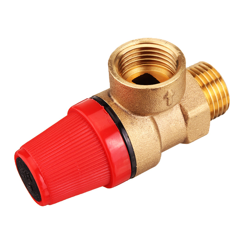 TMOK DN15 1/2'' 3Bar/6Bar Female Male Brass Pressure Relief  Valve Pressure Control Safety Valve Switch Pressure Regulator for Wall-Hanging Water Heater