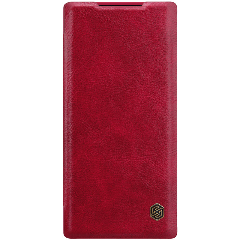 NILLKIN Flip Shockproof Card Slot Holder Full Cover PU Leather Vintage PC Protective Case for Samsung Galaxy Note 10+ / Note 10+ 5G