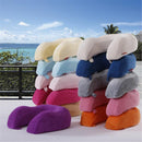 Memory Foam Rebound Travel Pillow U-shape Neck Headrest Soft Car Flight