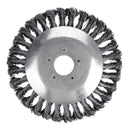 150mm Weed Trimmer Head Lawn Mower Sharpener Grass Weeder Steel Brush Head