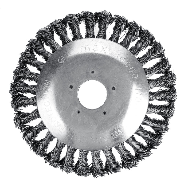 150mm Weed Trimmer Head Lawn Mower Sharpener Grass Weeder Steel Brush Head