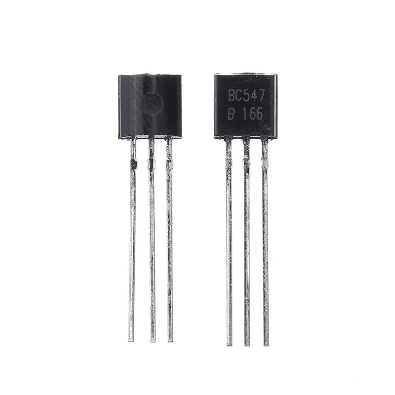 50pcs BC547+BC557 Each 25pcs BC547B BC557B NPN PNP Transistor TO-92 Power Triode Transistor Kit Bag