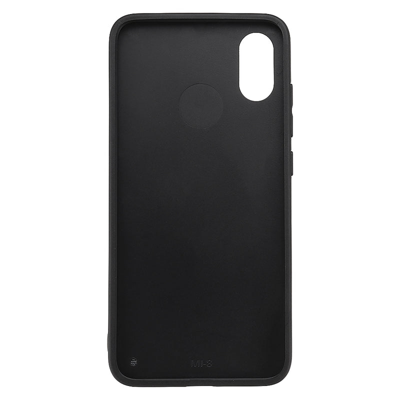 Bakeey Luxury Fabric Splice Soft Silicone Edge Shockproof Protective Case For Xiaomi Mi8 Pro / Xiaomi Mi8 Explorer Edition