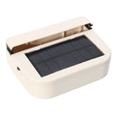White Solar Sun Powered Car Van Truck Window Ventilator Cooler Air Vent Cool Car Fan