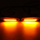 2Pcs 18LED Flowing Side Marker Lights Lamp For BMW E46 E60 E61 E82 E88 E90 E91 E93