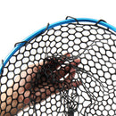 54*30cm Landing Fly Fishing Net Mesh Trount Bass Fishing Catch With Elastic Rope And Clip